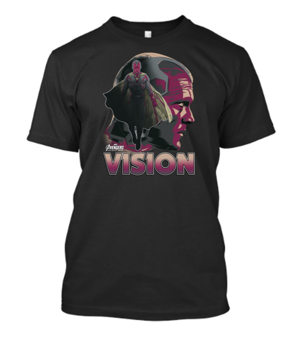 Avengers Vision Profile Infinity War T-Shirt