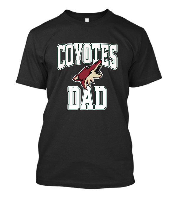 Arizona Coyotes Dad Fan Logo T-Shirt