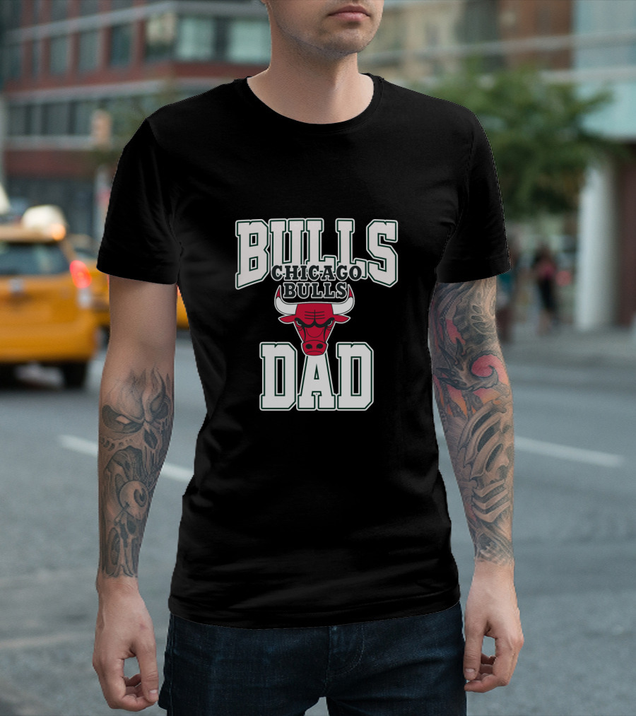 Chicago Bulls Best Dad Father's Day Bulls T-Shirt