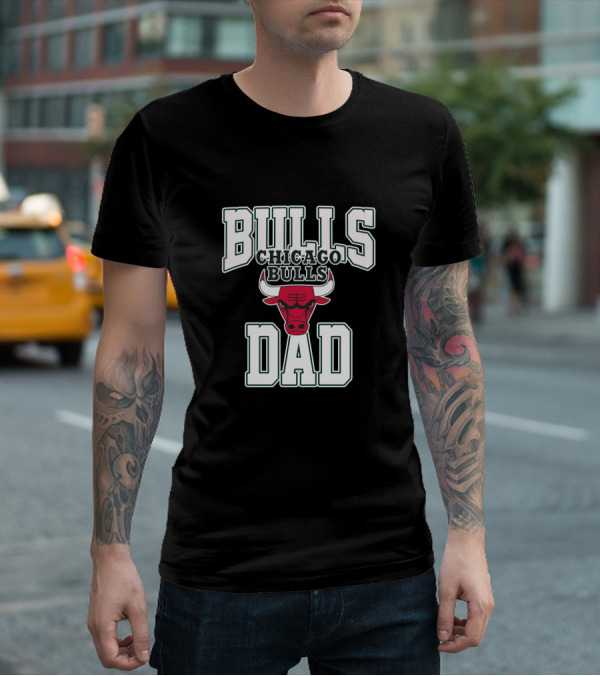 Chicago Bulls Best Dad Father's Day Bulls T-Shirt