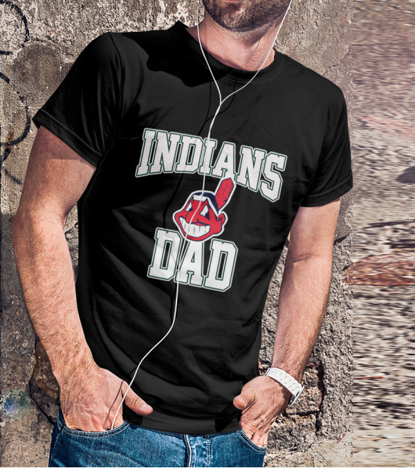 Cleveland Indians Dad Classic Chief Wahoo T-Shirt