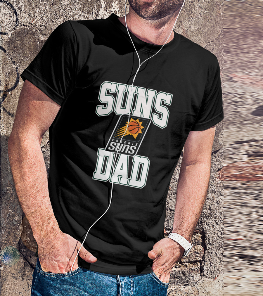 Phoenix Suns Dad Fathers Day Basketball Fan Gift T-Shirt
