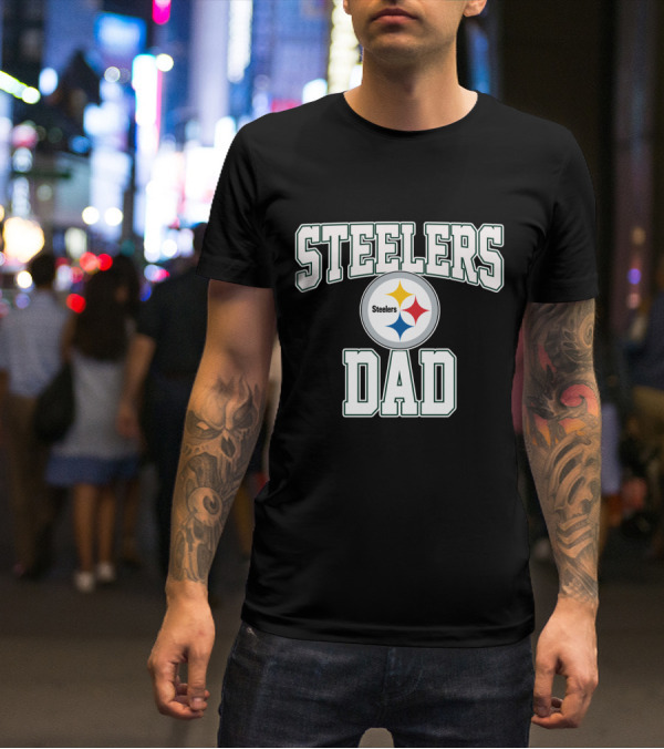 Steelers Dad Best Pittsburgh Fathers Day T-Shirt