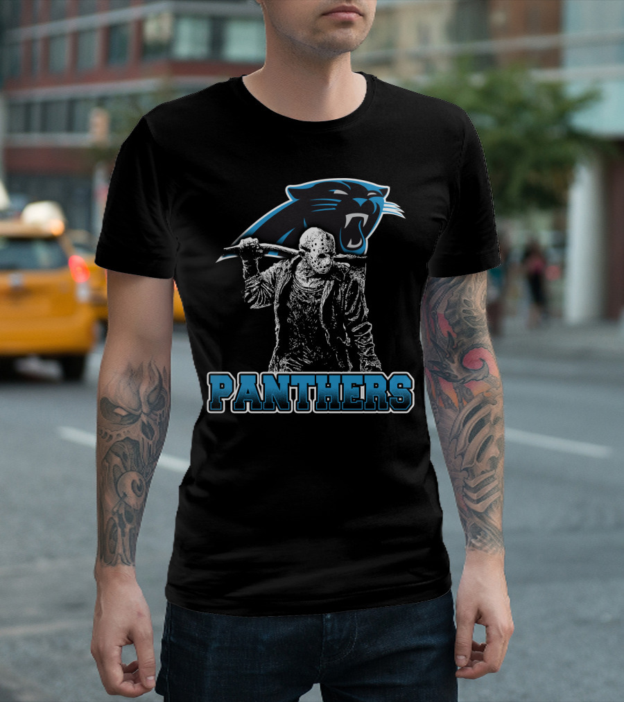 Panthers Jason Voorhees Carolina Fans T-Shirt