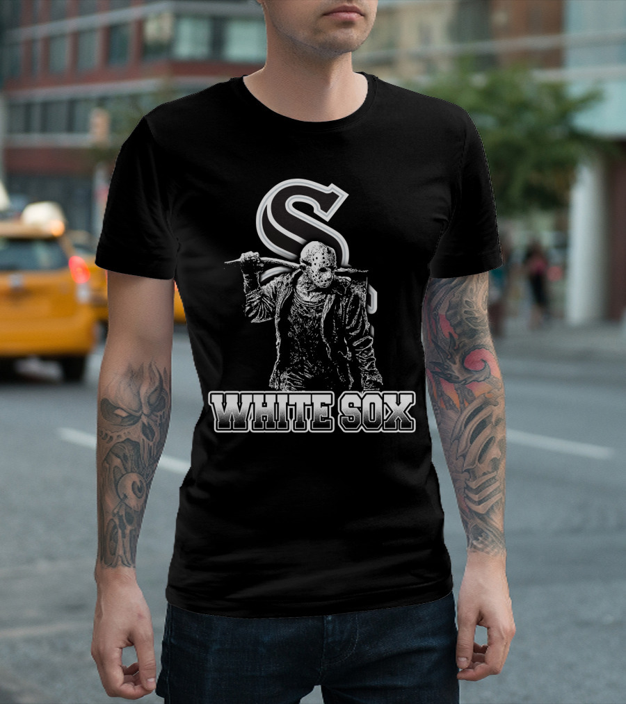 Chicago White Sox Jason Voorhees Horror Baseball Fans T-Shirt