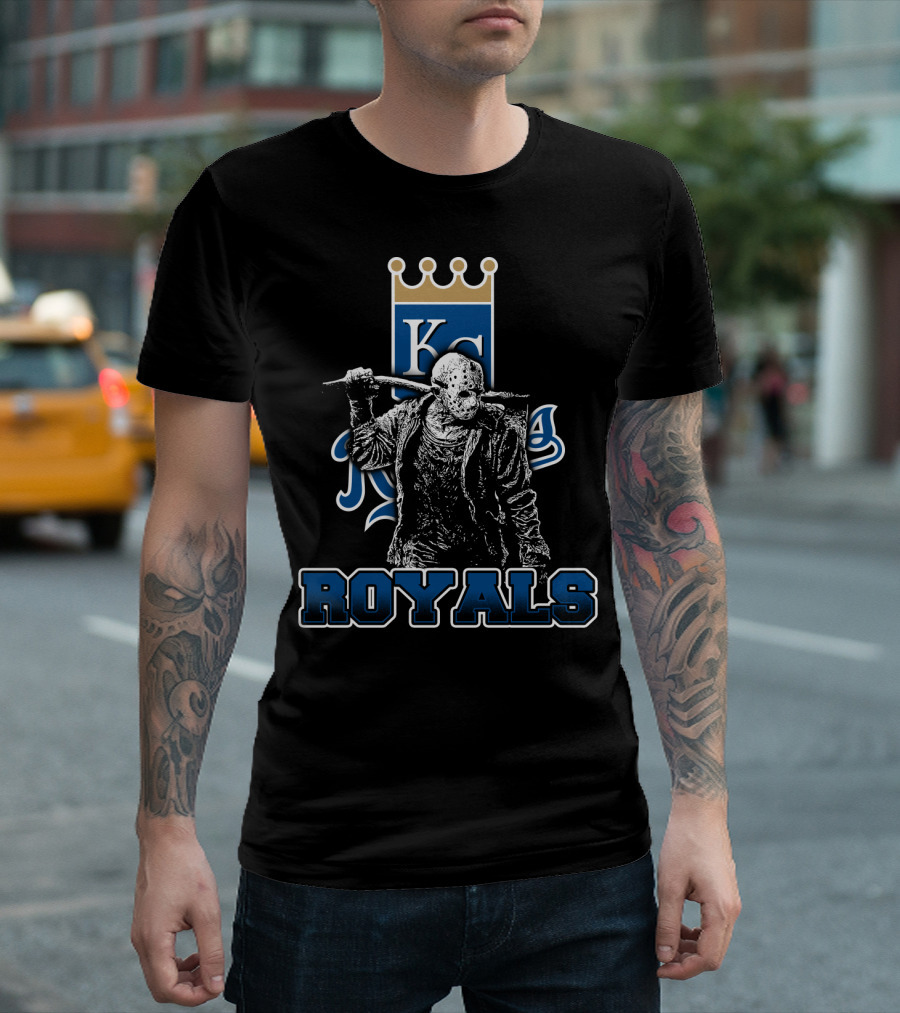 Kansas City Royals Fans Jason Voorhees Mashup T-Shirt
