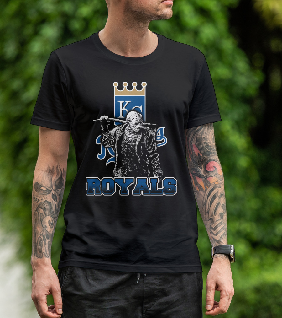 Kansas City Royals Fans Jason Voorhees Mashup T-Shirt