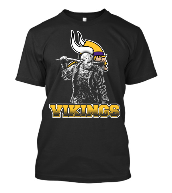 Jason Voorhees Minnesota Vikings Mashup T-Shirt