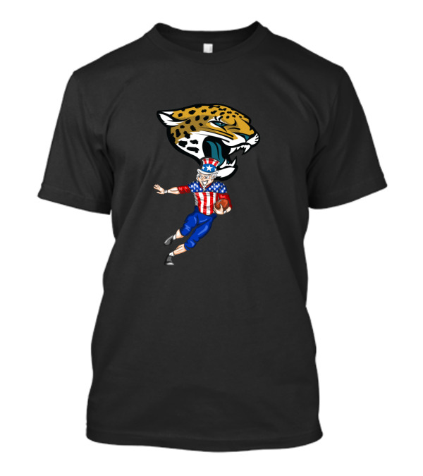 Jacksonville Jaguars Uncle Sam 4Th July Football Patriotic Celebration T-Shirt