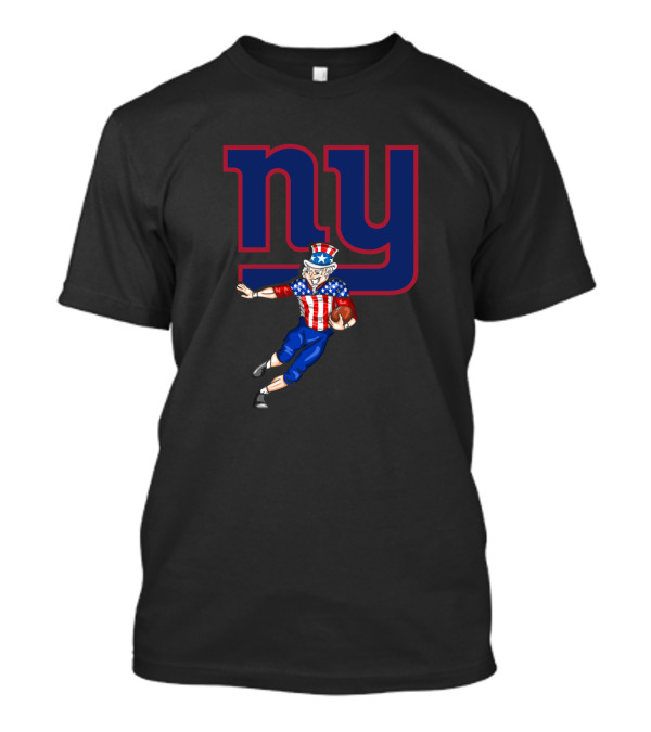 New York Giants Uncle Sam 4Th Of July Football Celebration T-Shirt