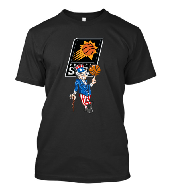 Phoenix Suns Uncle Sam 4Th July Basketball Celebration T-Shirt