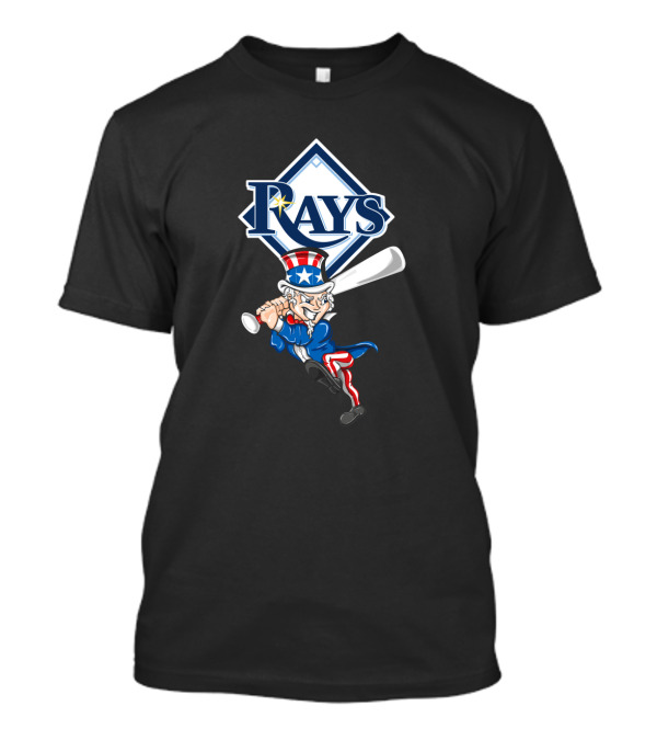 Tampa Bay Rays Uncle Sam Baseball 4Th July Patriotic T-Shirt