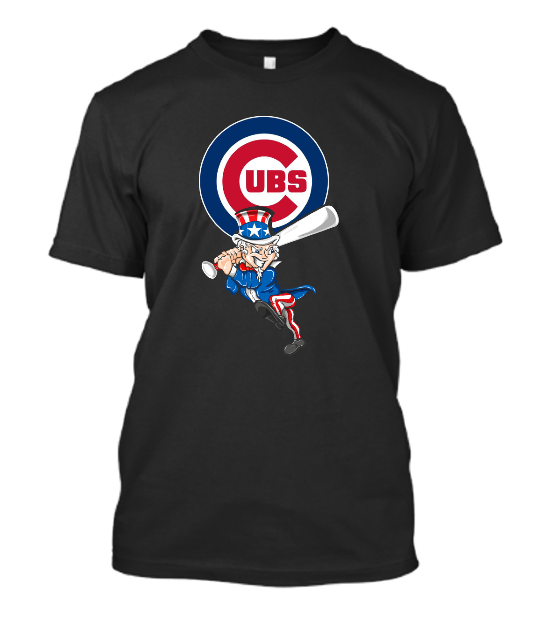 Chicago Cubs Uncle Sam 4th Of July Baseball T-Shirt