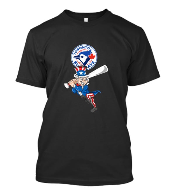 Toronto Blue Jays Uncle Sam Baseball 4Th July Patriotic Swing T-Shirt