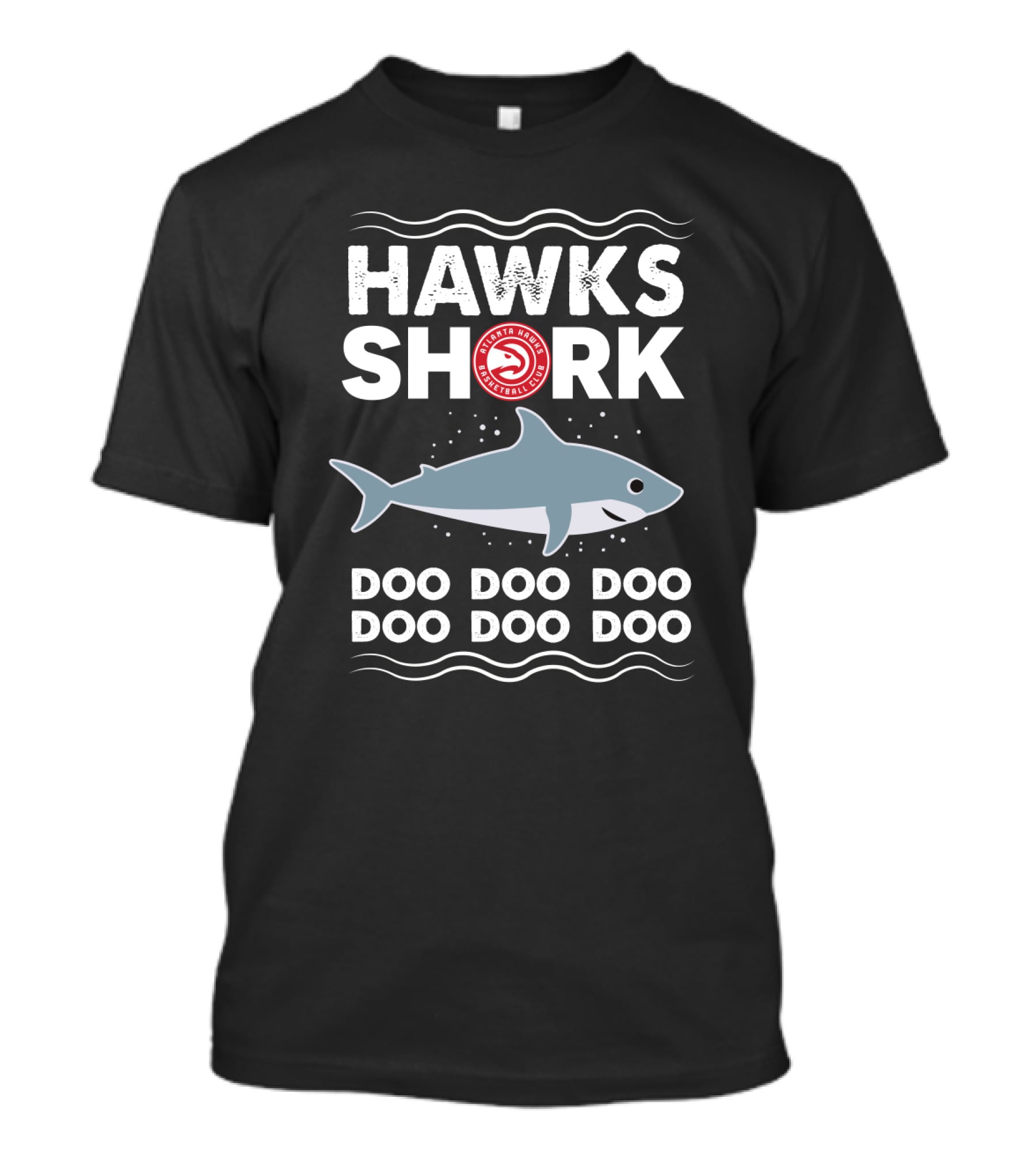 Atlanta Hawks Shark Doo Doo Doo Doo Basketball Club T-Shirt