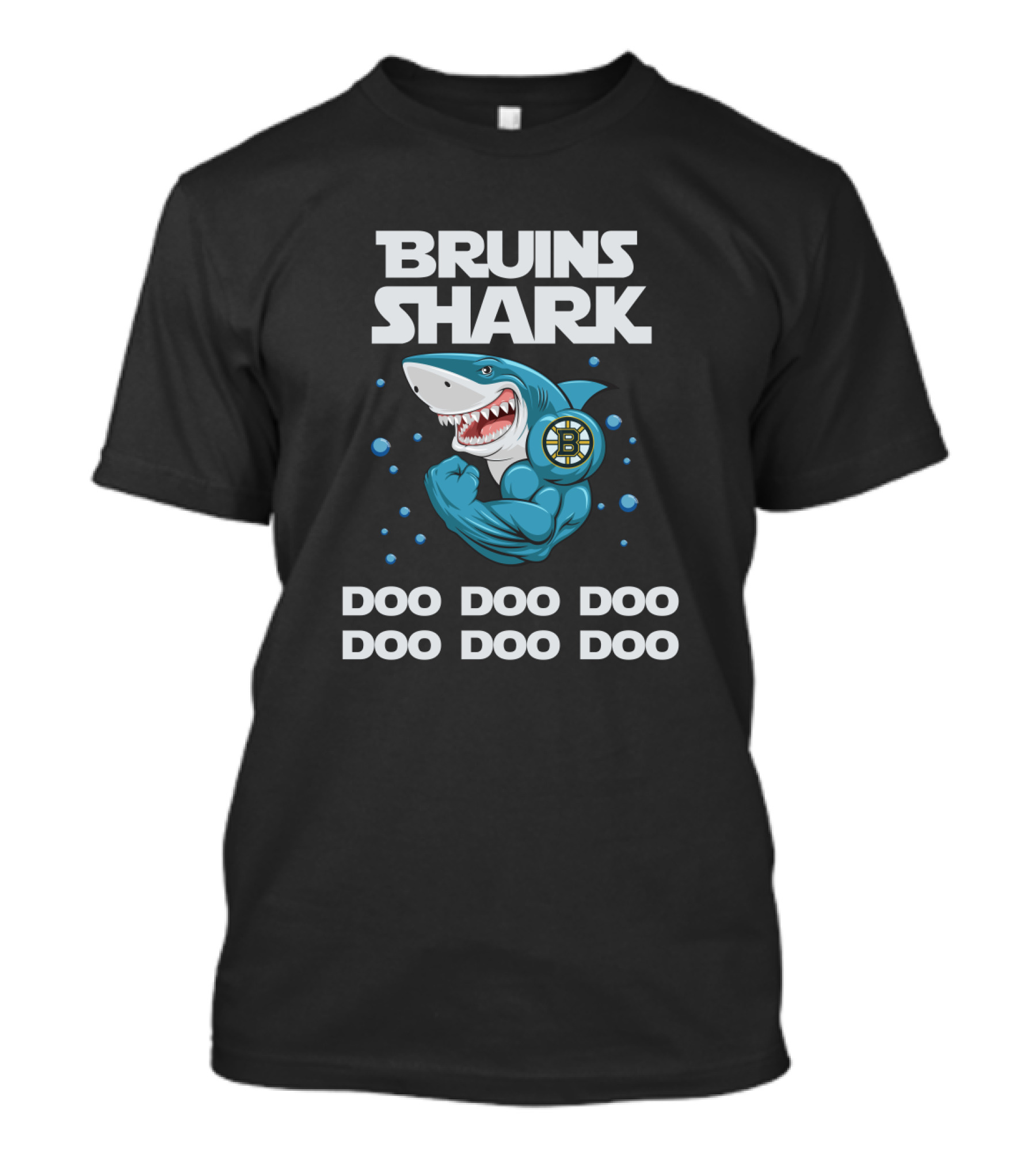 Bruins Shark Doo Doo Doo With Boston Bruins T-Shirt