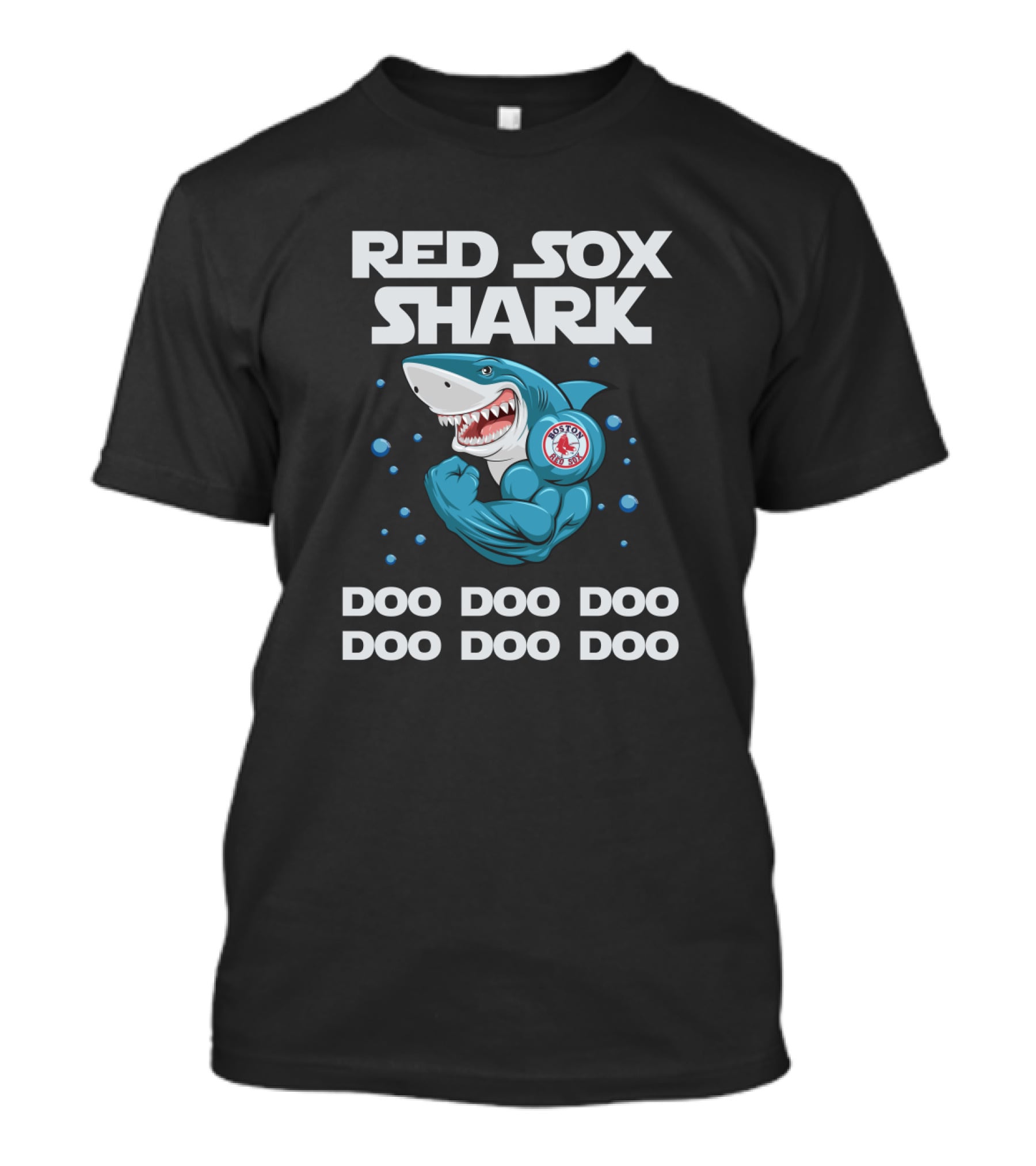 Red Sox Shark Boston Doo Doo Doo Mlb Fans T-Shirt