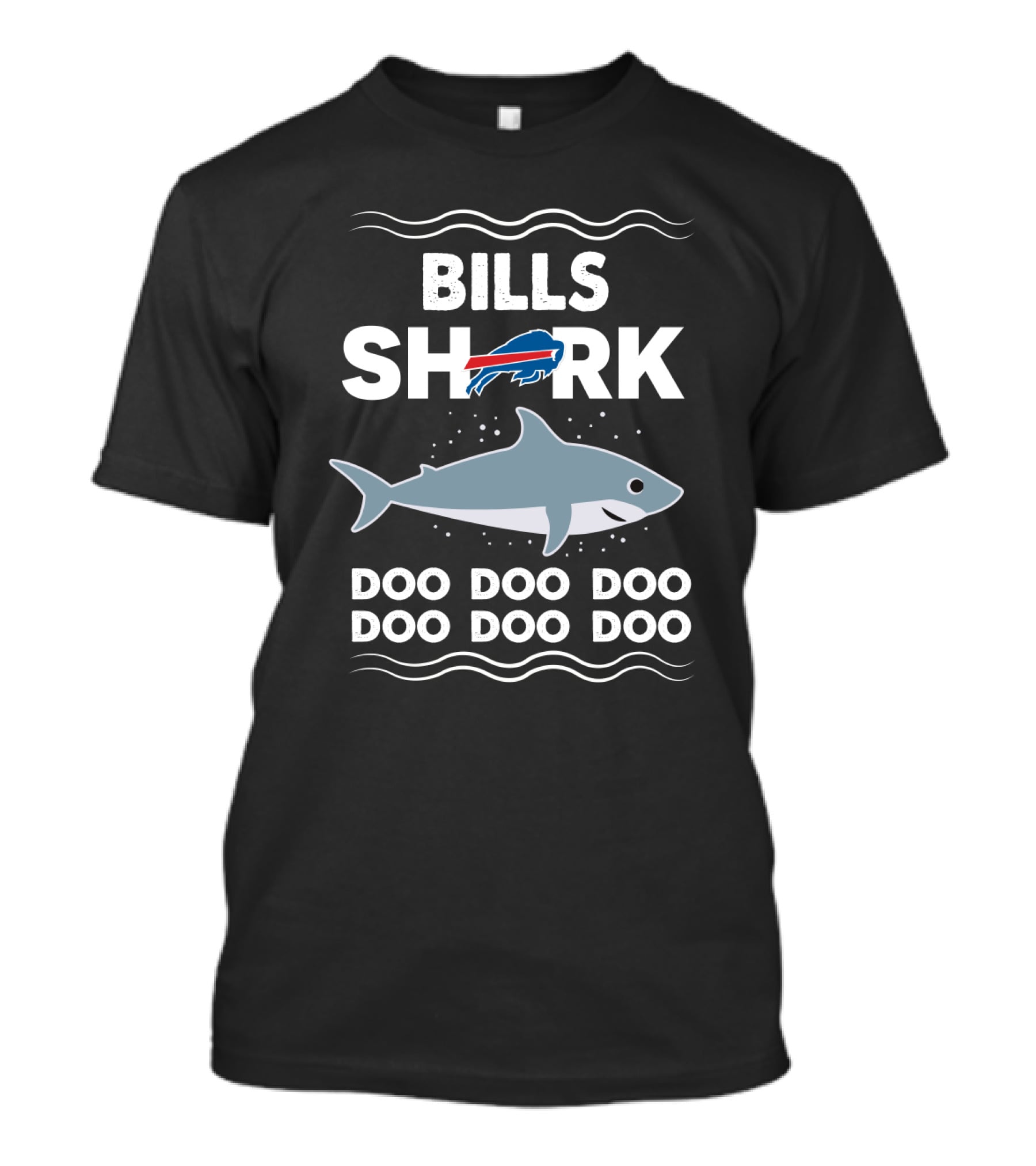 Buffalo Bills Shark Doo Doo Doo Doo NFL Football Team Fan T-Shirt
