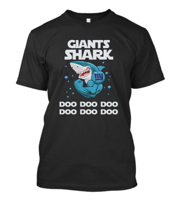 Giants Shark New York Doo Doo Doo Song Inspired Sports T-Shirt