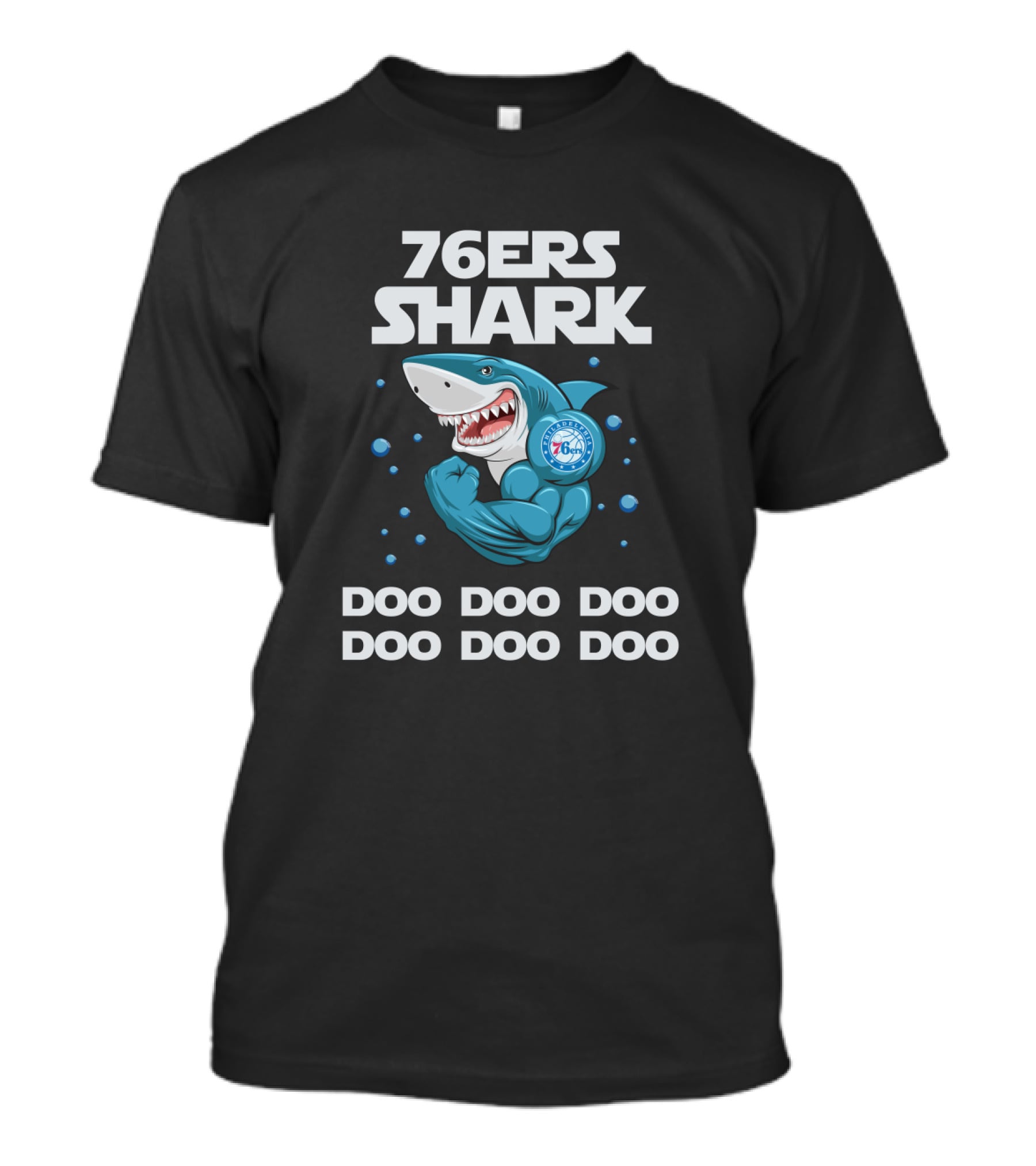 76ers Shark Doo Doo Doo Doo Doo Doo Philadelphia Basketball T-Shirt