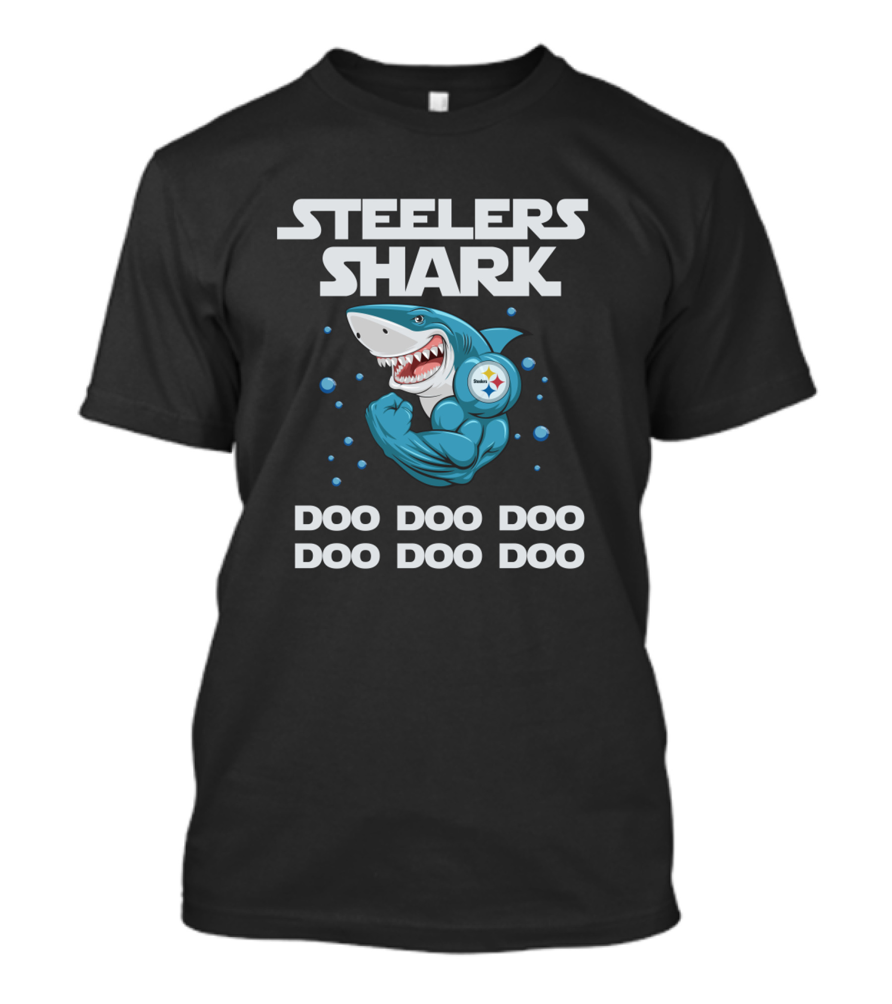 Steelers Shark Doo Doo Doo Pittsburgh Football T-Shirt