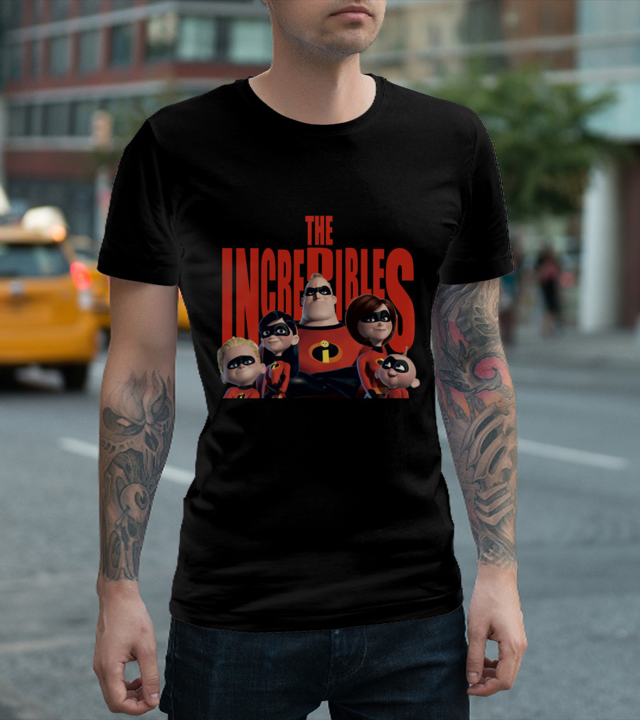The Incredibles Family Character T-Shirt