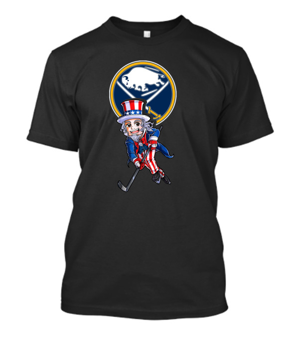 Uncle Sam Buffalo Sabres Hockey 4Th Of July T-Shirt
