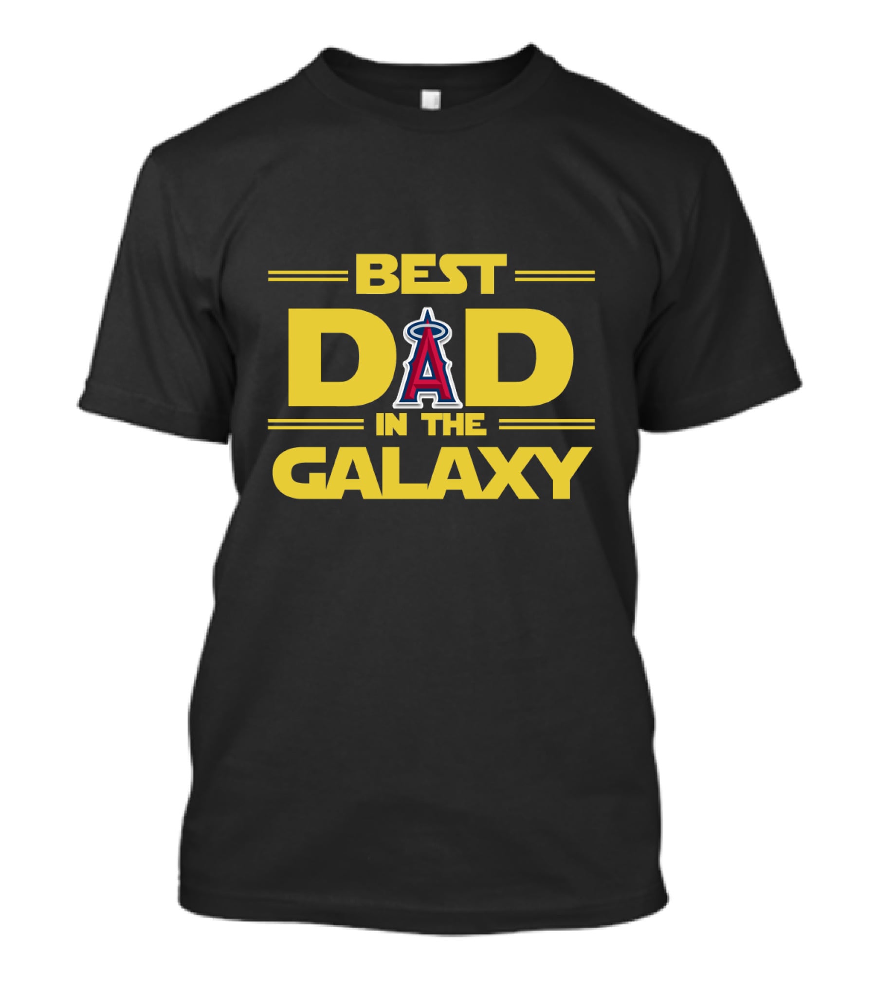Best Dad In The Galaxy Los Angeles Angels T-Shirt