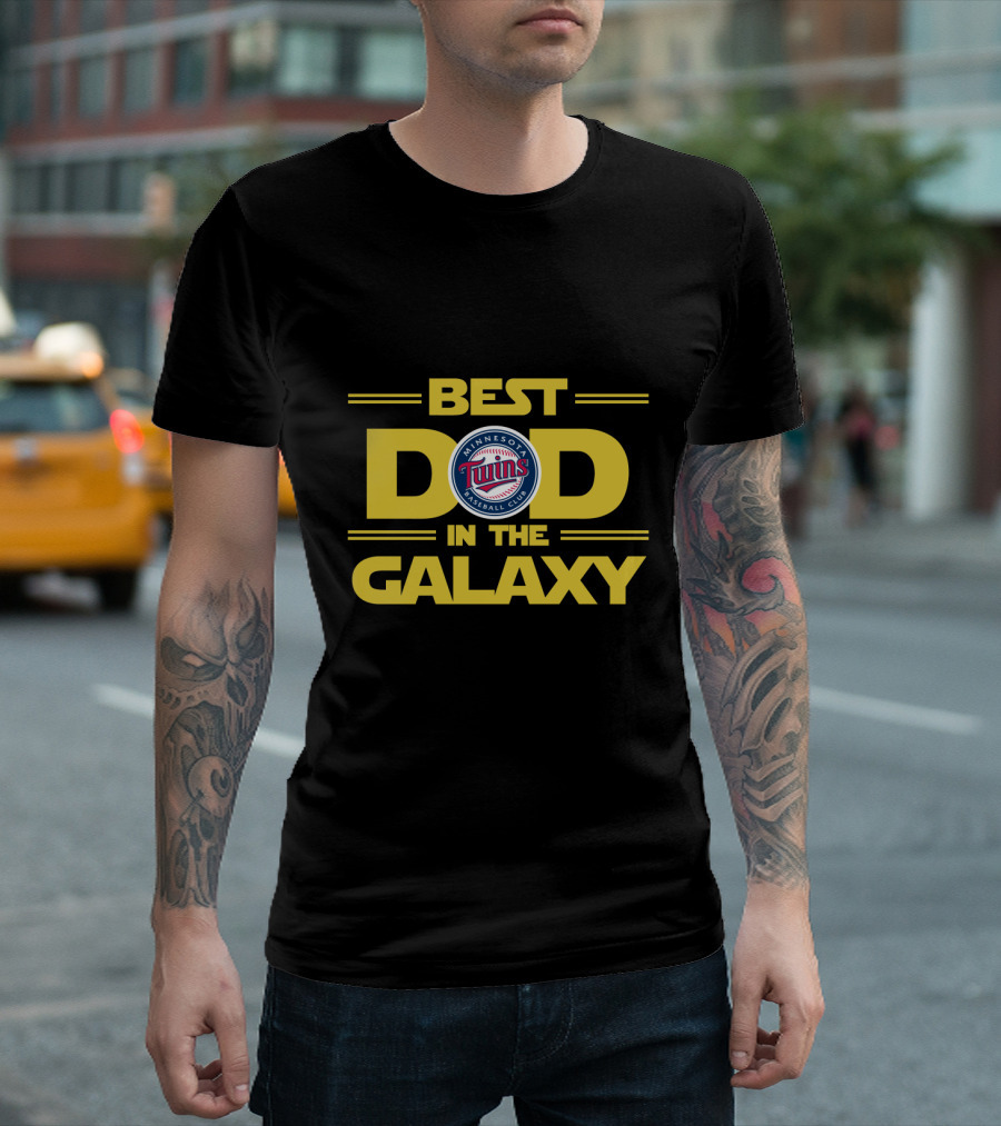 Best Minnesota Twins Baseball Club Dad In The Galaxy T-Shirt