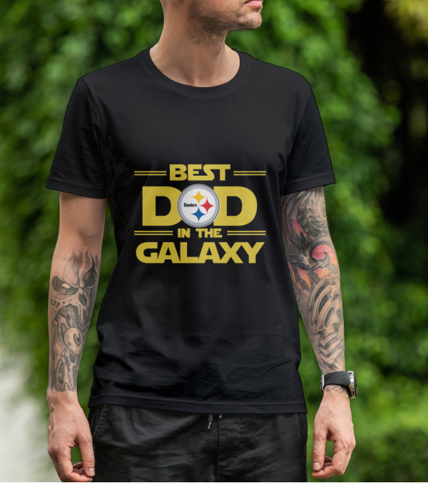 Best Pittsburgh Steelers Dad In The Galaxy T-Shirt