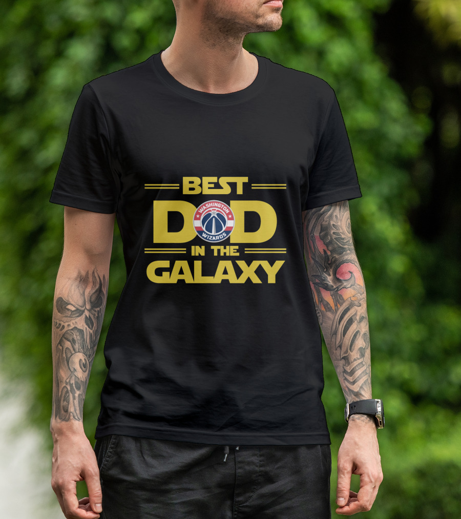 Best Dad In The Galaxy Washington Wizards T-Shirt