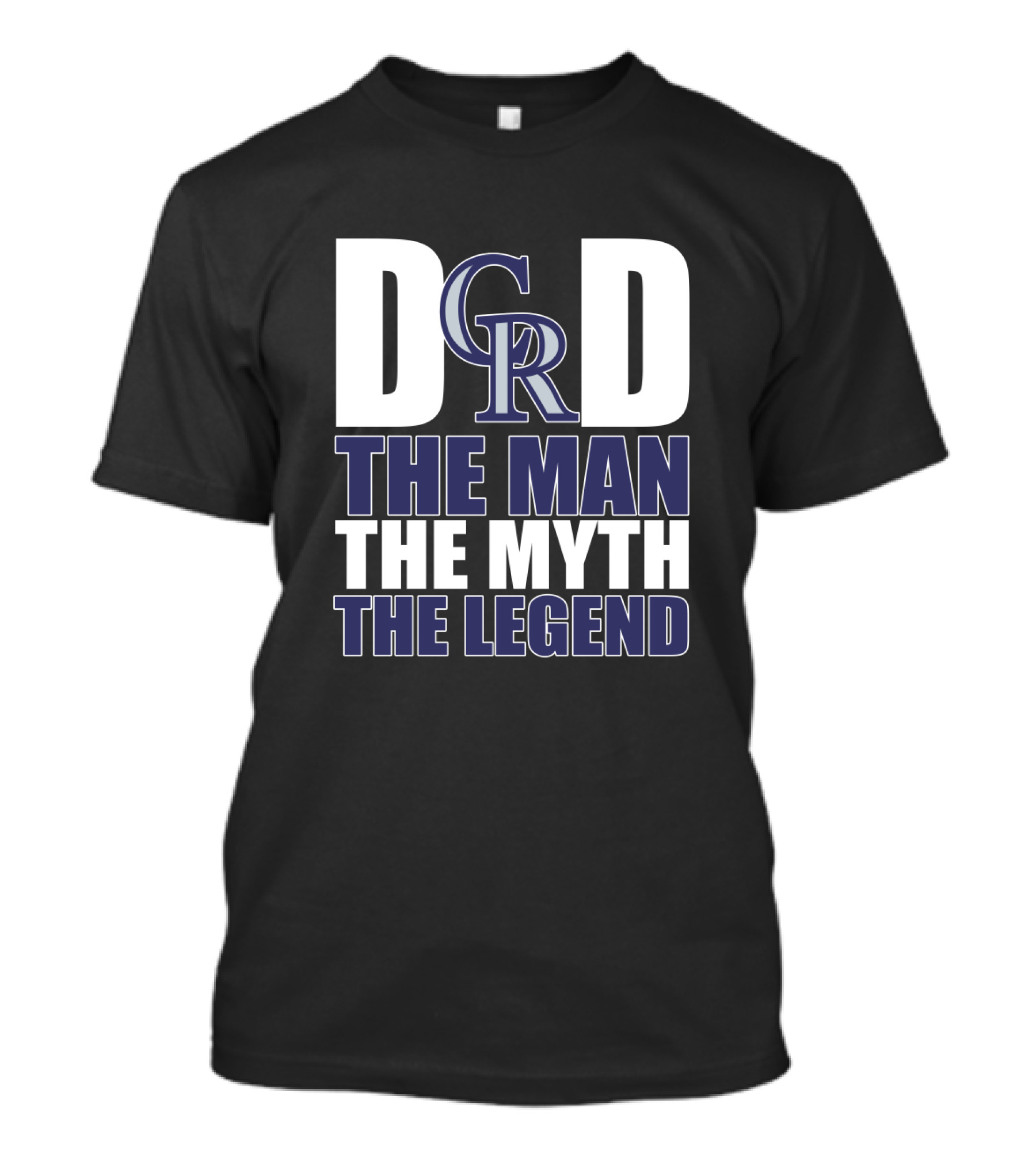 Dad Colorado Rockies The Man The Myth The Legend T-Shirt