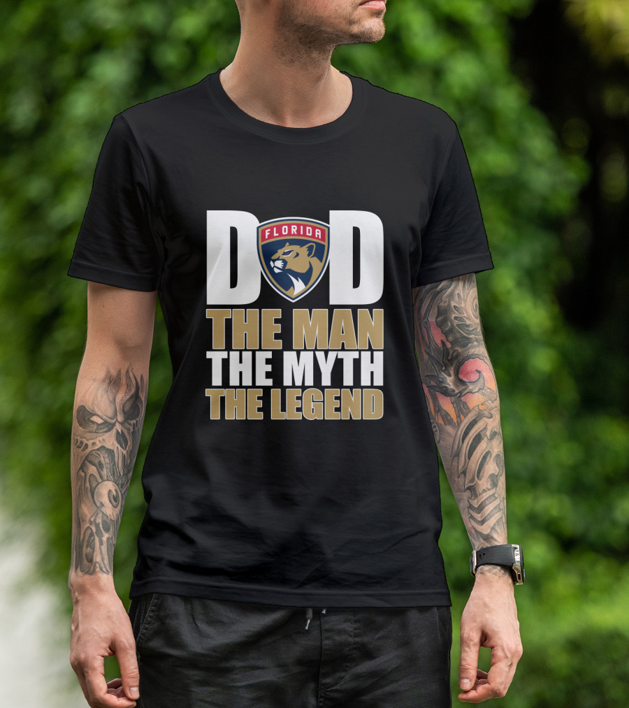 Florida Panthers Dad The Man The Myth The Legend T-Shirt