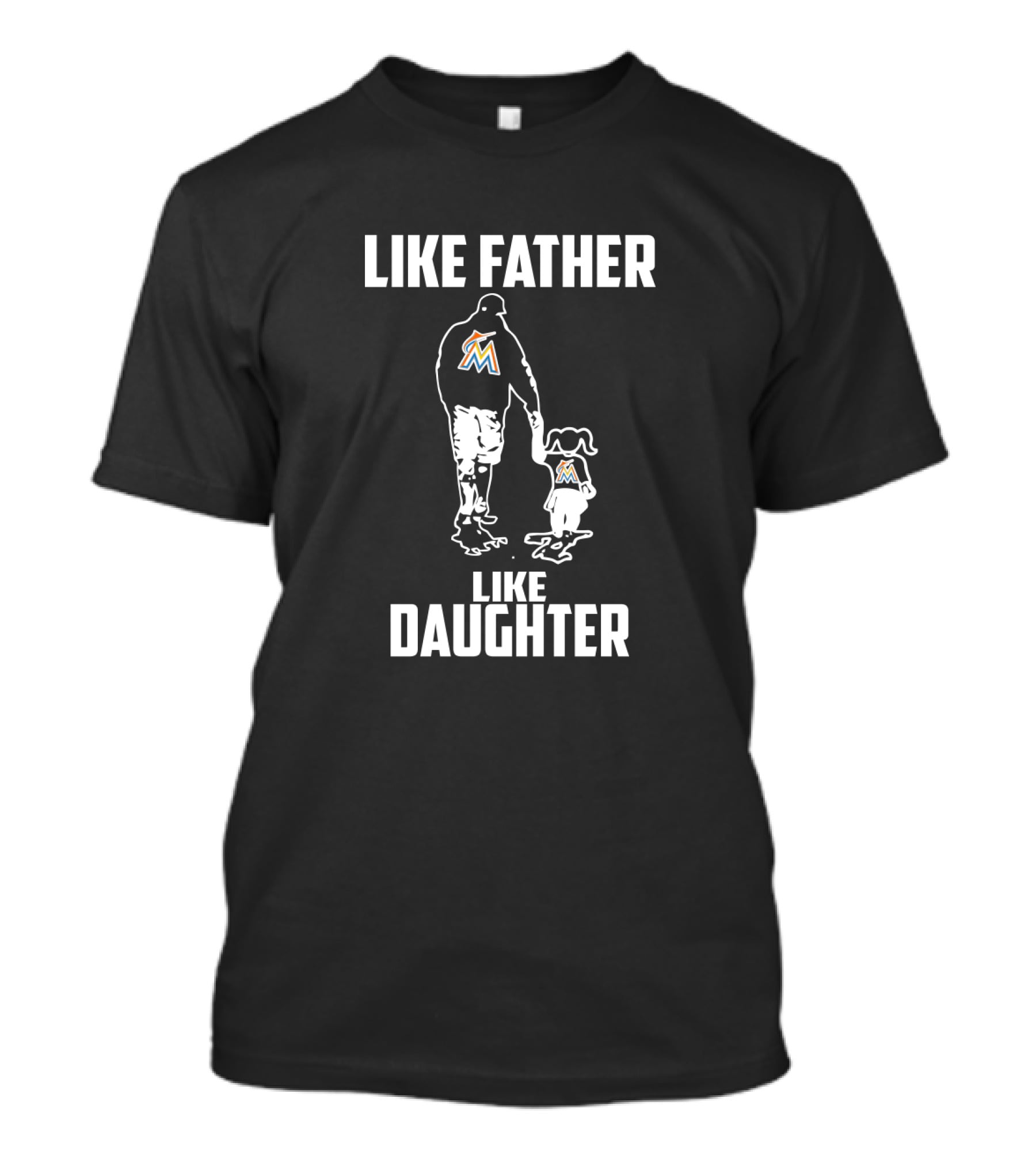 Father And Daughter Miami Marlins Matching T-Shirt