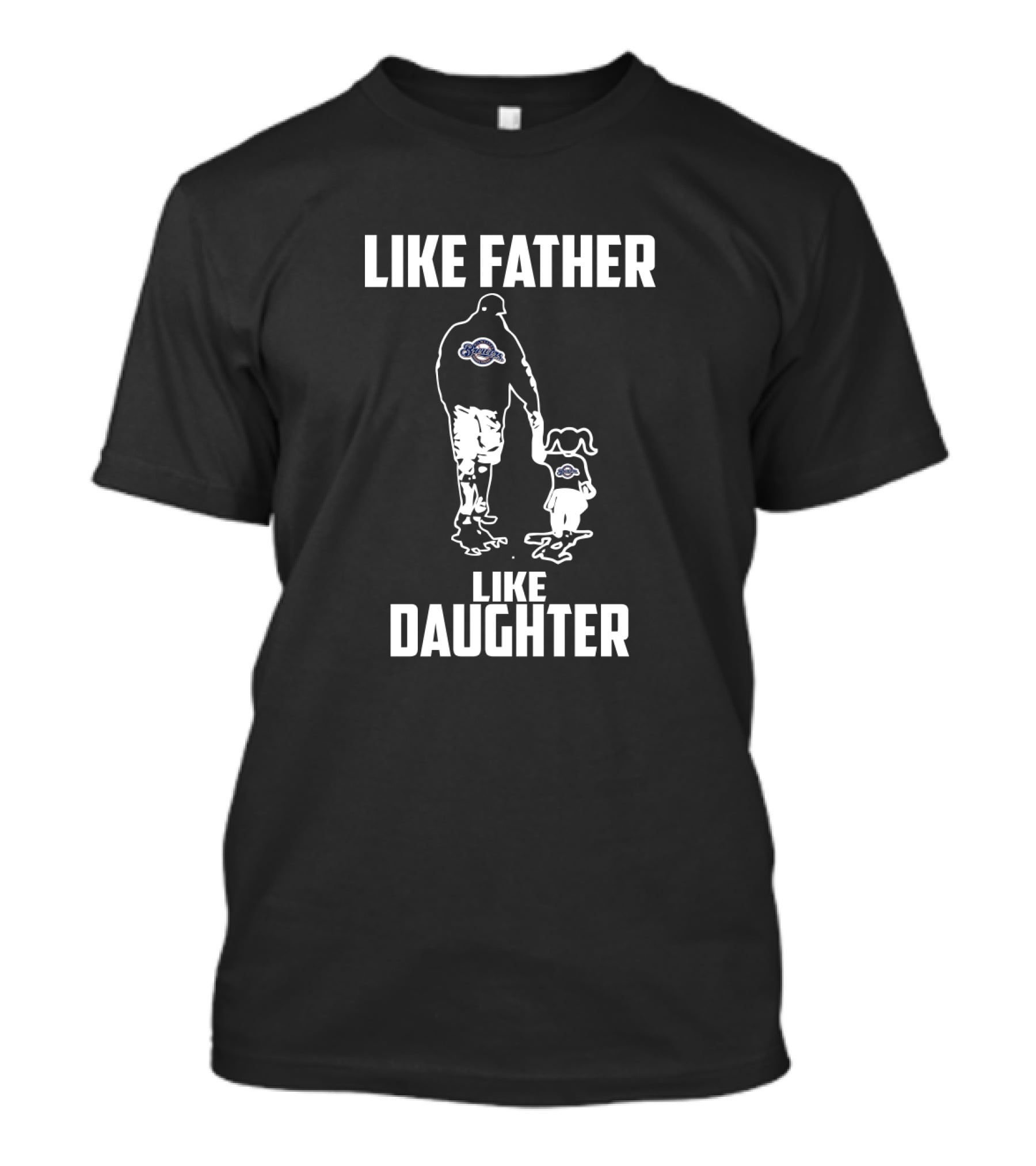 Like Father Like Daughter Milwaukee Brewers Fan Connection T-Shirt