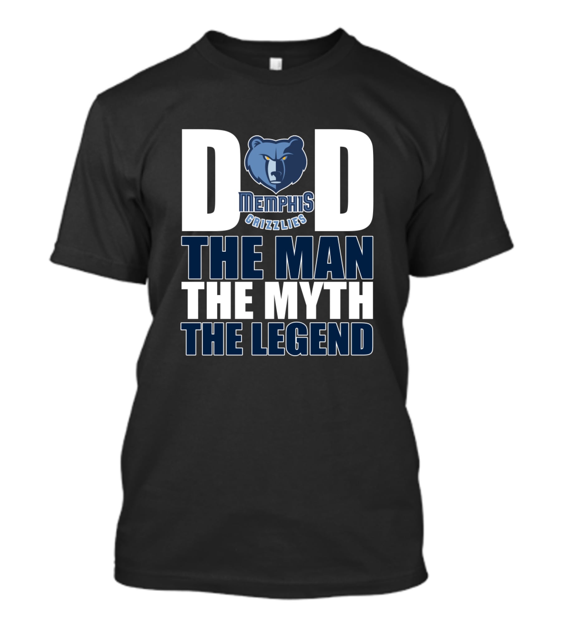 Memphis Grizzlies Dad The Man The Myth The Legend T-Shirt