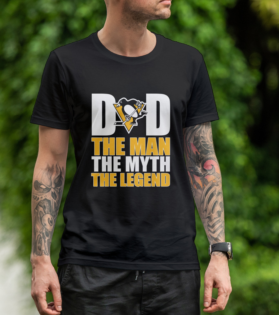 Pittsburgh Penguins Dad The Man The Myth The Legend T-Shirt