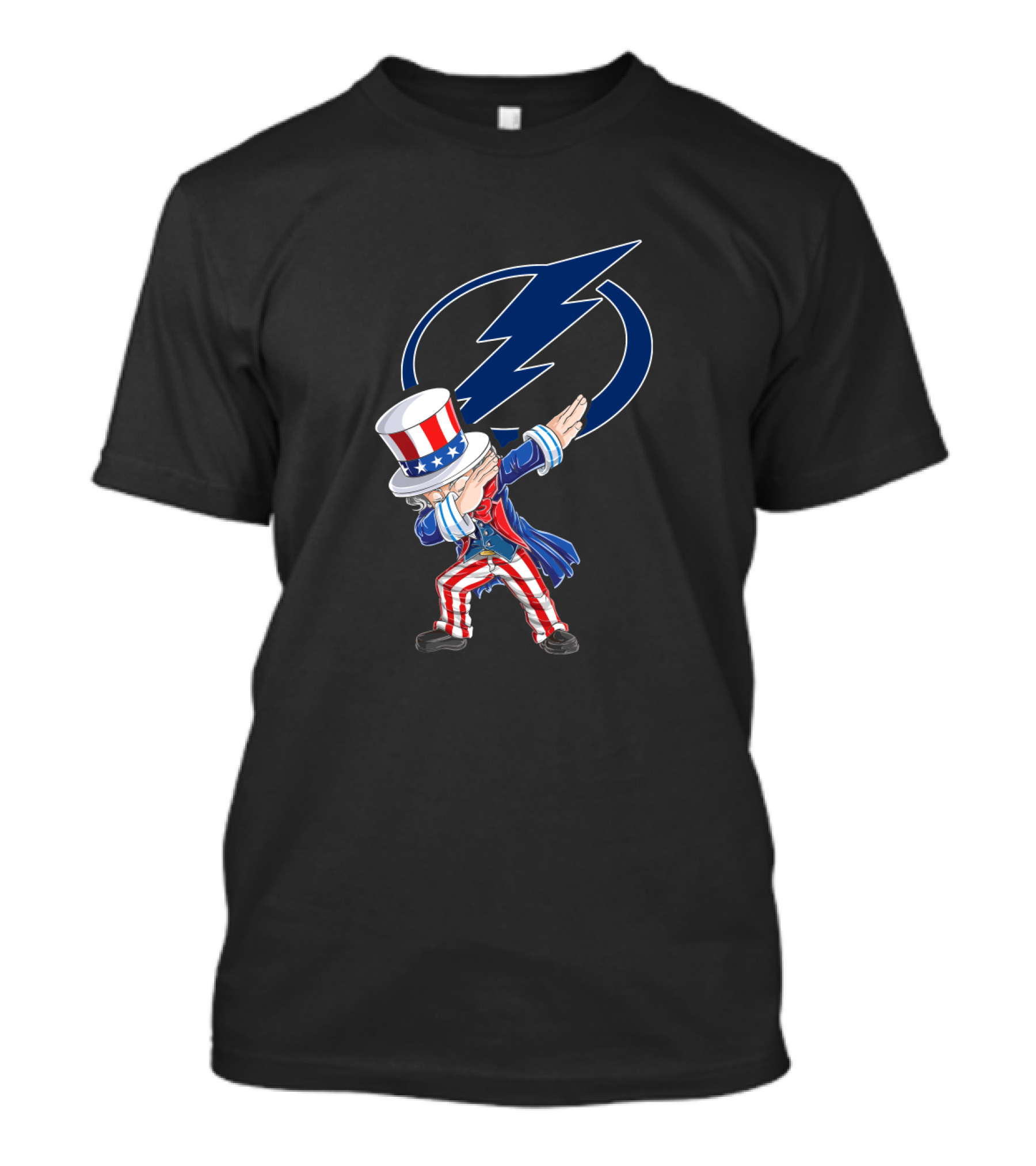 Uncle Sam Dabbing Tampa Bay Lightning For 4Th Of July T-Shirt