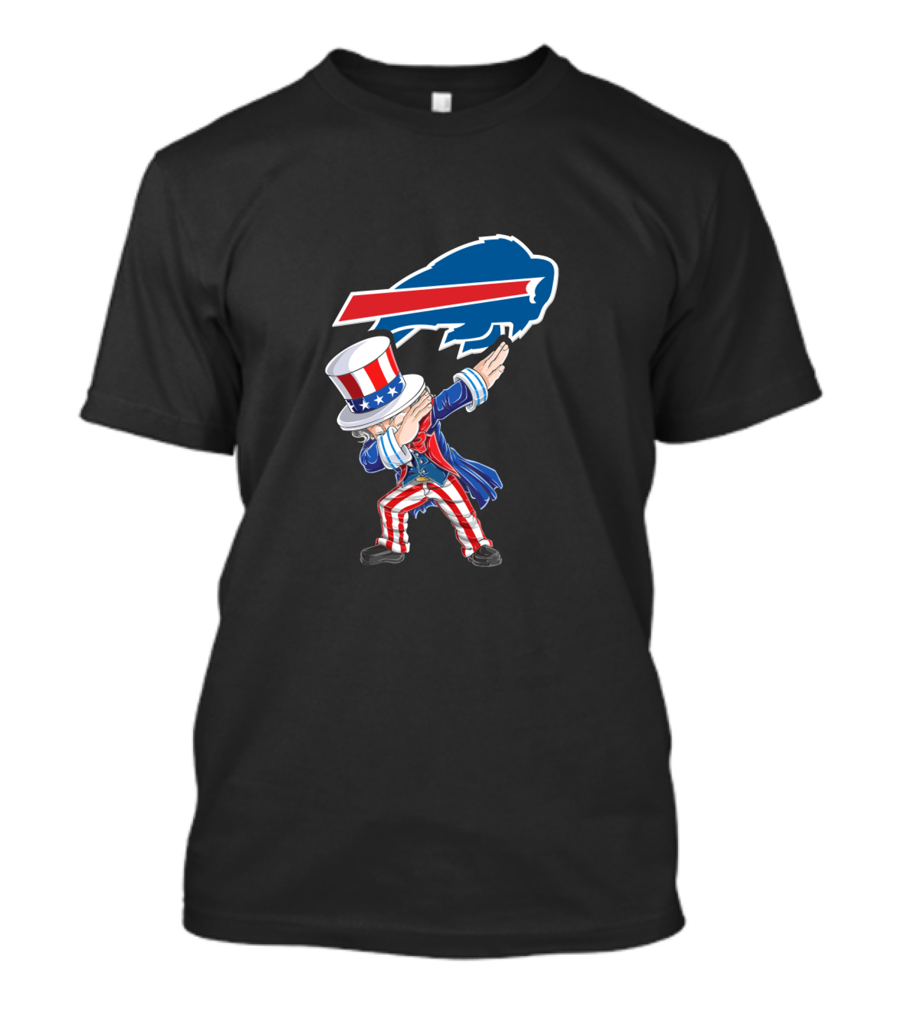 Uncle Sam Dabbing With Buffalo Bills Celebrating 4Th Of July For Fans T-Shirt