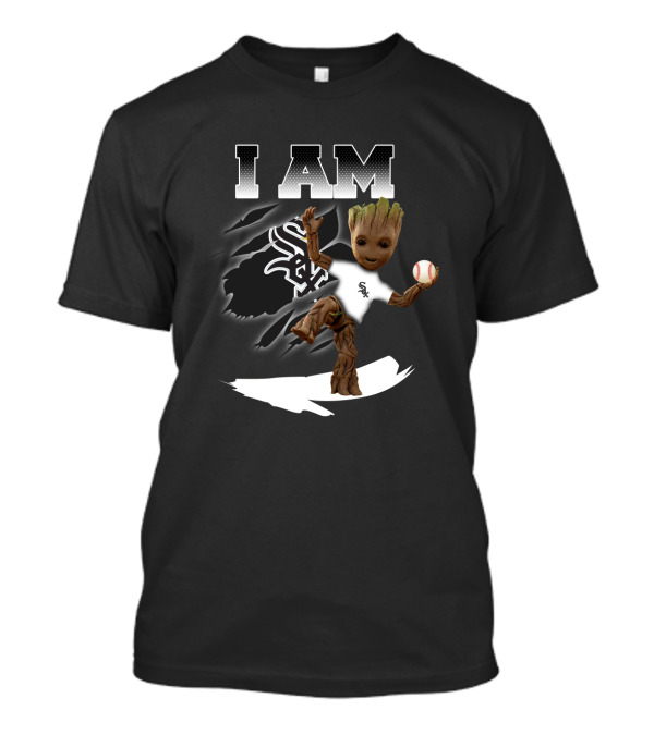 I Am Groot Chicago White Sox Baseball Fans T-Shirt