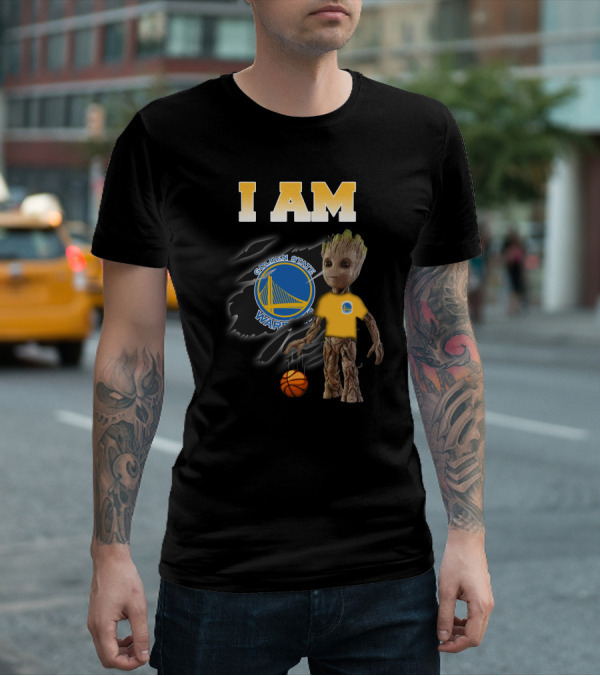 I Am Groot Golden State Warriors Basketball Fan T-Shirt