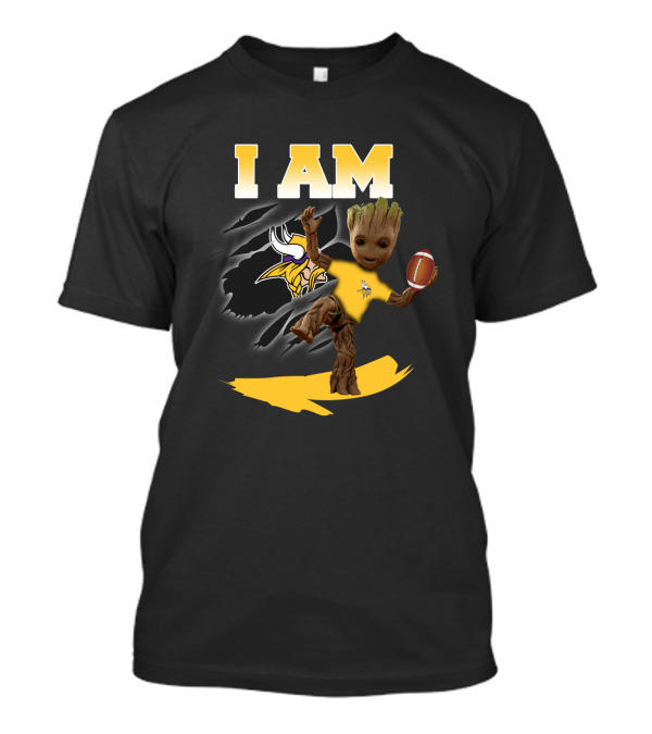 I Am Groot Minnesota Vikings Football Fans T-Shirt