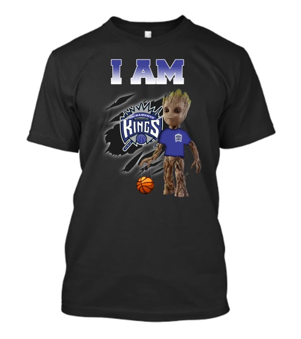 I Am Sacramento Kings Groot Basketball Fans T-Shirt
