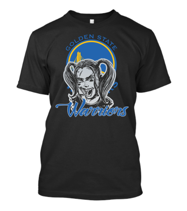 Golden State Warriors Harley Quinn Face T-Shirt