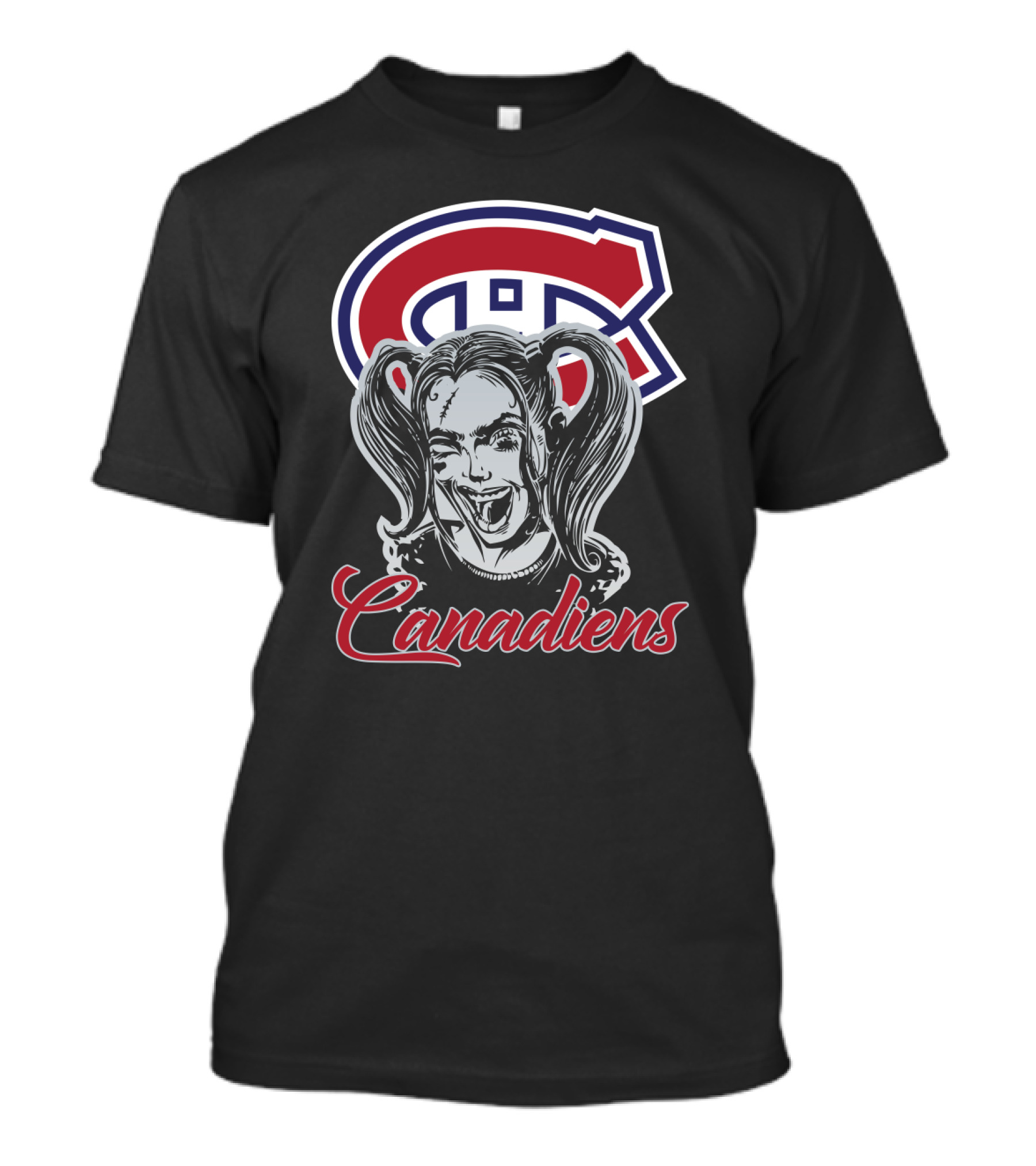 Harley Quinn Montreal Canadiens Logo Canadiens T-Shirt