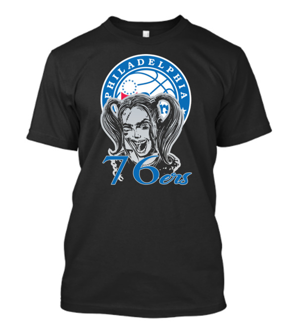 Philadelphia 76ers Basketball Harley Quinn T-Shirt