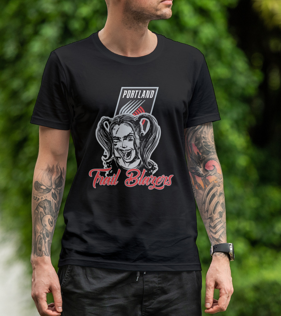 Portland Trail Blazers Harley Quinn T-Shirt