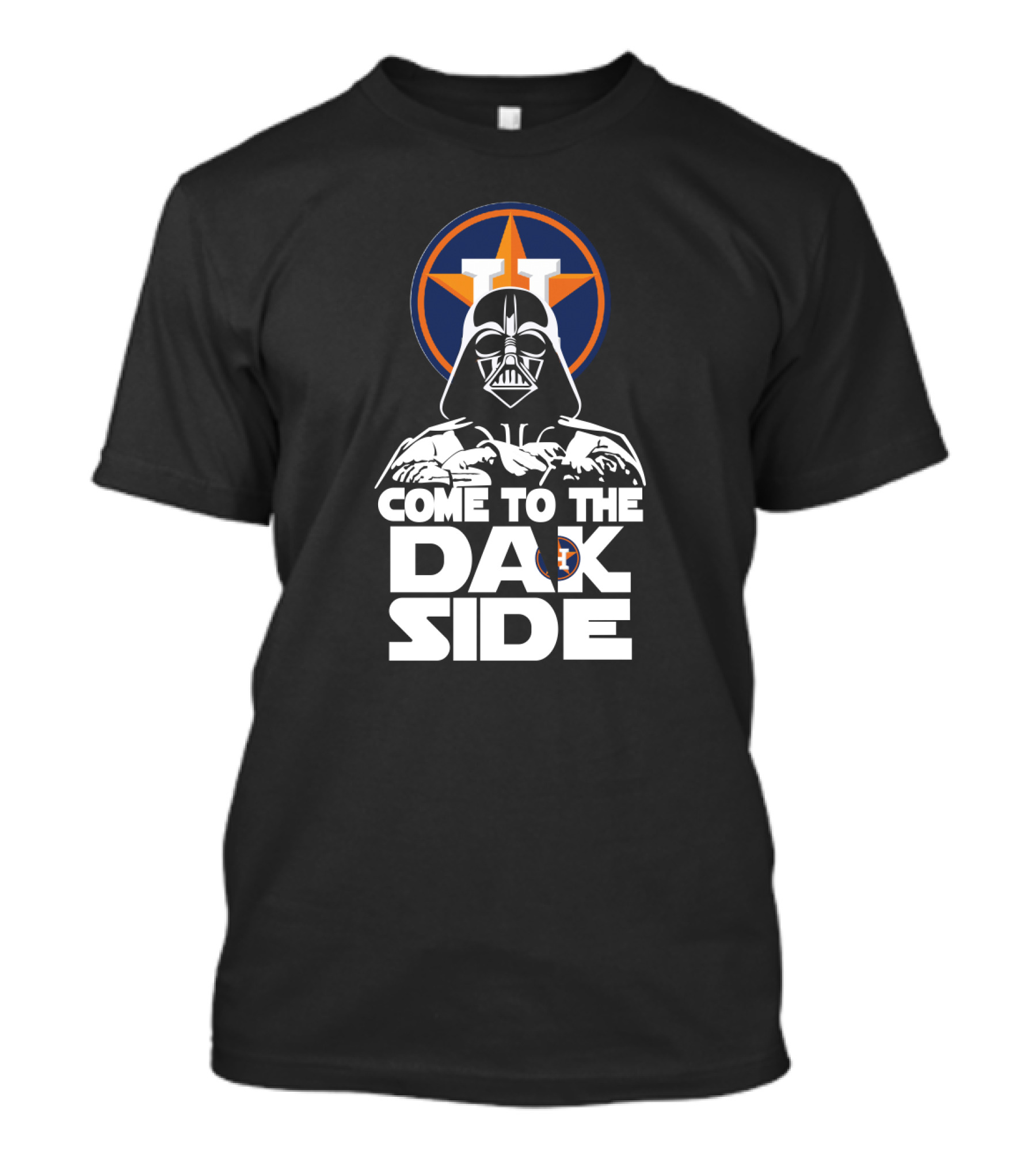 Come To The Dark Side Darth Vader Houston Astros Star T-Shirt