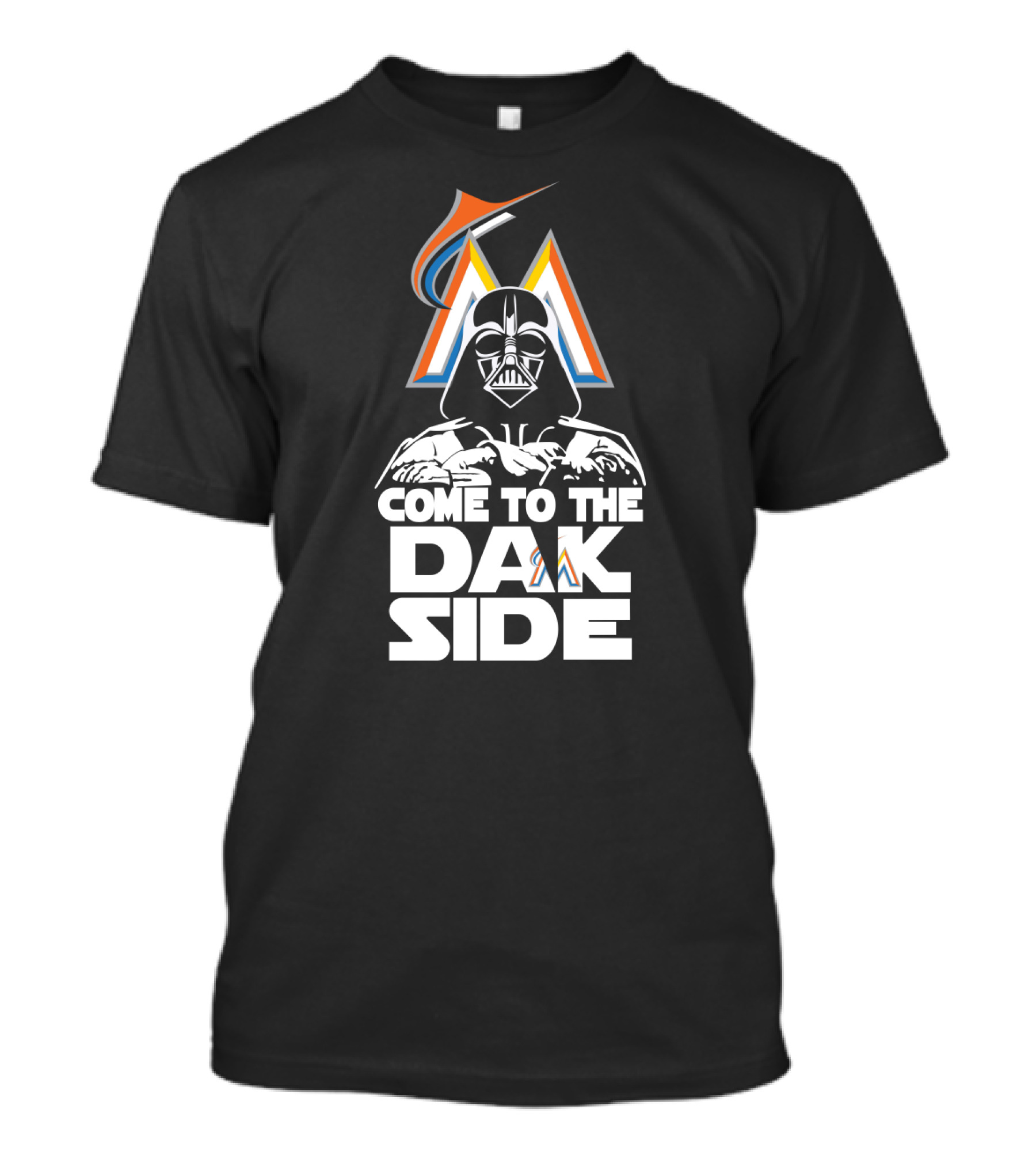 Darth Vader Come To The Dark Side Miami Marlins Fans T-Shirt