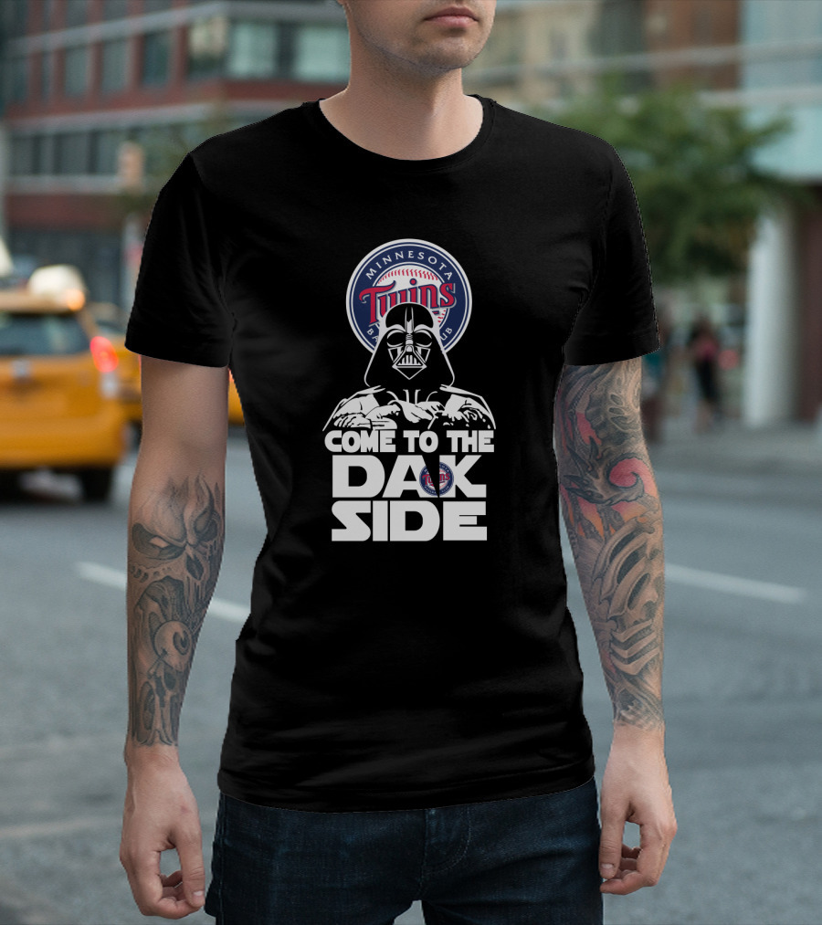 Minnesota Twins Come To The Dark Side Darth Vader Fans T-Shirt